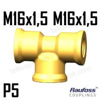 Фитинг P5-M16 тройник горизонтальный RAUFOSS 6236835