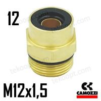 ФИТИНГ 12-М12Х1,5 ПРЯМОЙ CAMOZZI C9512 12-M12X1,5