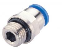 Фитинг 16-G1/2 прямой CDC Pneumatics PC16-G04