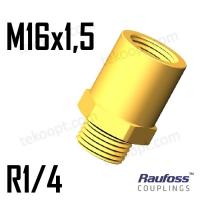 Фитинг R1/4-M16 переходник RAUFOSS 6237628