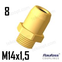 Фитинг  8-M14 прямой RAUFOSS 6237234
