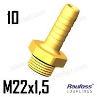 Фитинг 10-M22 под шланг RAUFOSS 6237912