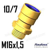 Фитинг 10x1,5-M12 прямой new line RAUFOSS 90110212