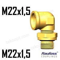 Фитинг M22-M22 угловой RAUFOSS 6237891