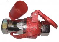 Евроразъем пневматический M22 с клапаном (красный) STARTEC INF10169R