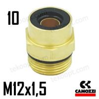 ФИТИНГ 10-М12Х1,5 ПРЯМОЙ CAMOZZI C9512 10-M12X1,5