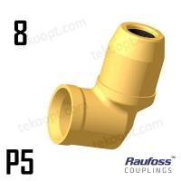 Фитинг  8-P5 угловой RAUFOSS 6236826