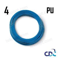 Трубка  4/2 PU 200м синяя CDC Pneumatics PU0420 BLUE