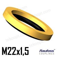 Кольцо упорное M22 с уплотнением RAUFOSS 6239143