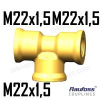 Фитинг M22 тройник RAUFOSS 6237868