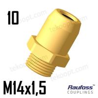 Фитинг 10-M14 прямой RAUFOSS 6237304
