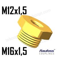 Фитинг M16-M12 переходник RAUFOSS 6237614