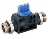 Фитинг G3/8-G3/8 кран ручной  CDC Pneumatics HVMG03/G03